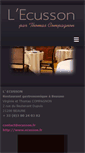 Mobile Screenshot of ecusson.fr